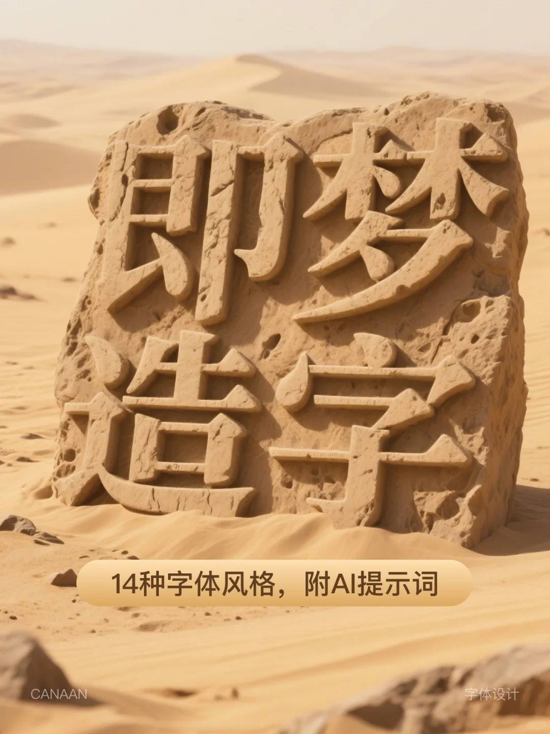 ?小白轻松做字体！14个案例即梦AI直接出