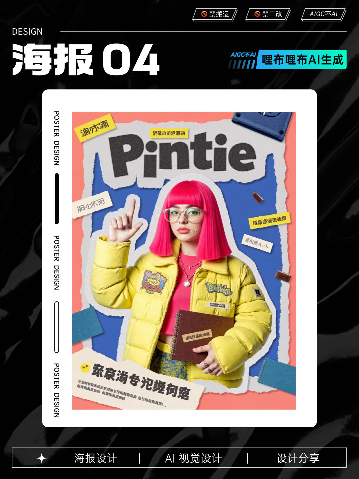 Liblib AI ｜ 拼贴海报3.0