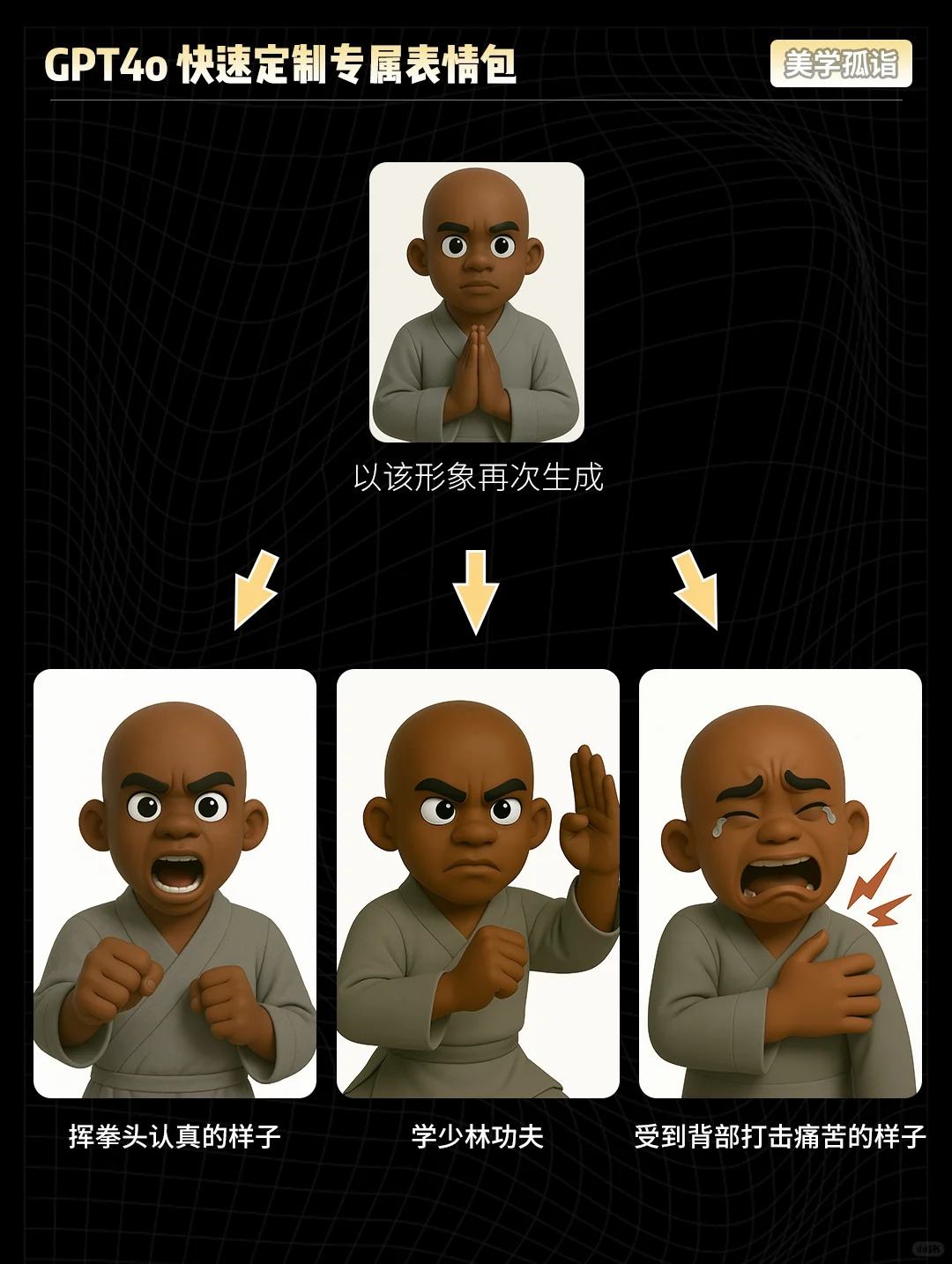 恐怖如斯！CPT4o快速定制专属表情包！