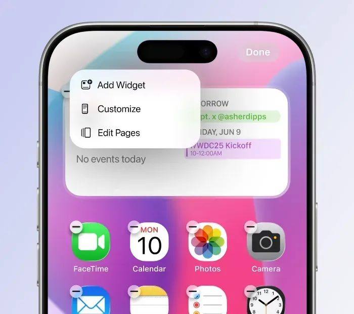 iOS 19界面全面改版！界面升级亮点全呈现～