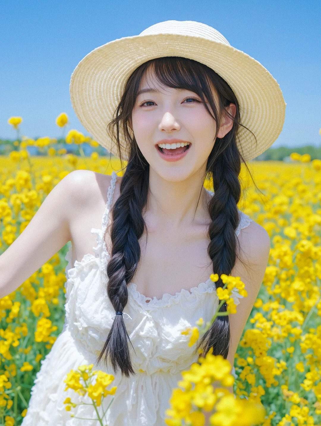 夏日限定的田野少女，AI帮我"拍"出来了