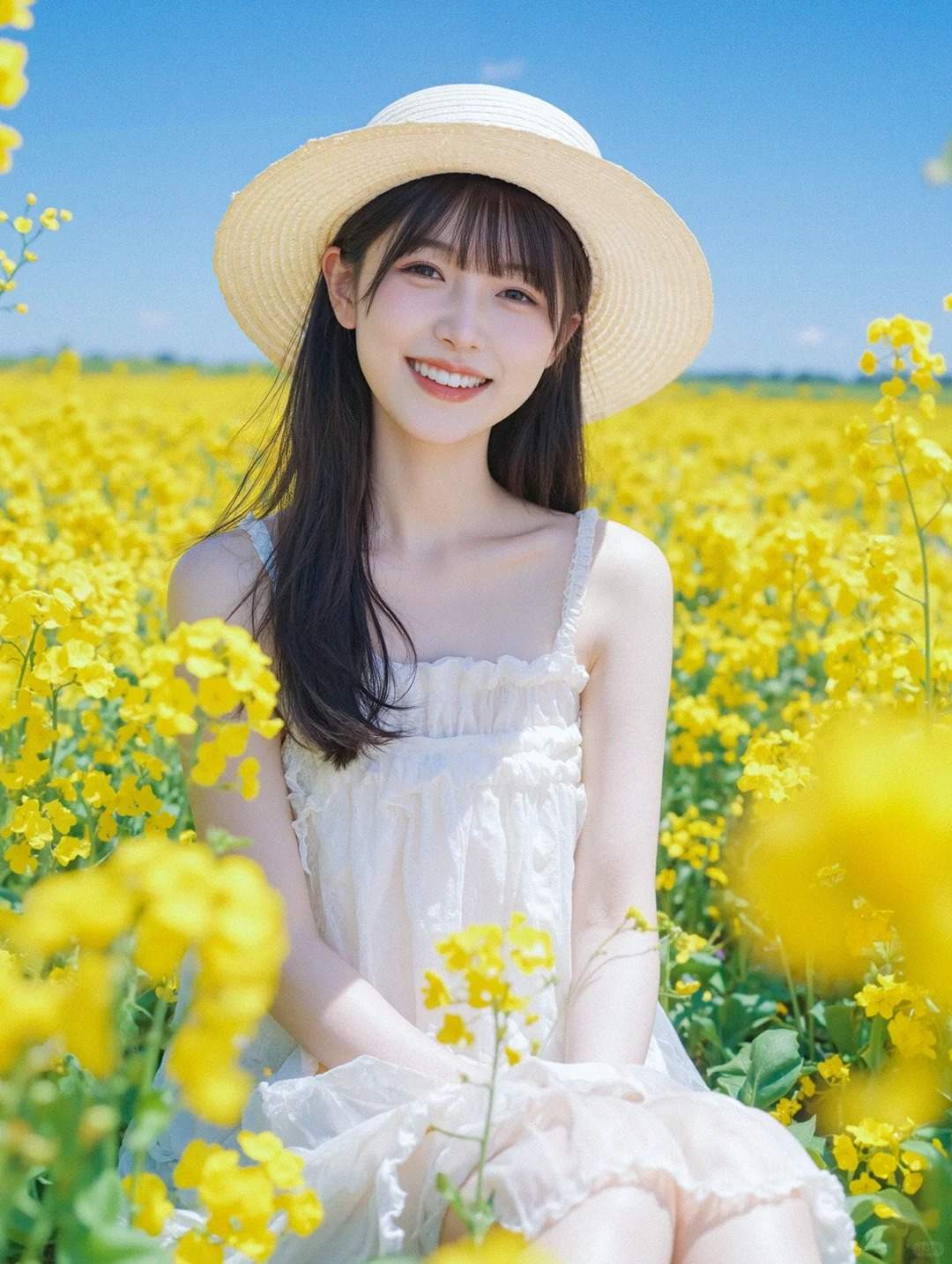 夏日限定的田野少女，AI帮我"拍"出来了