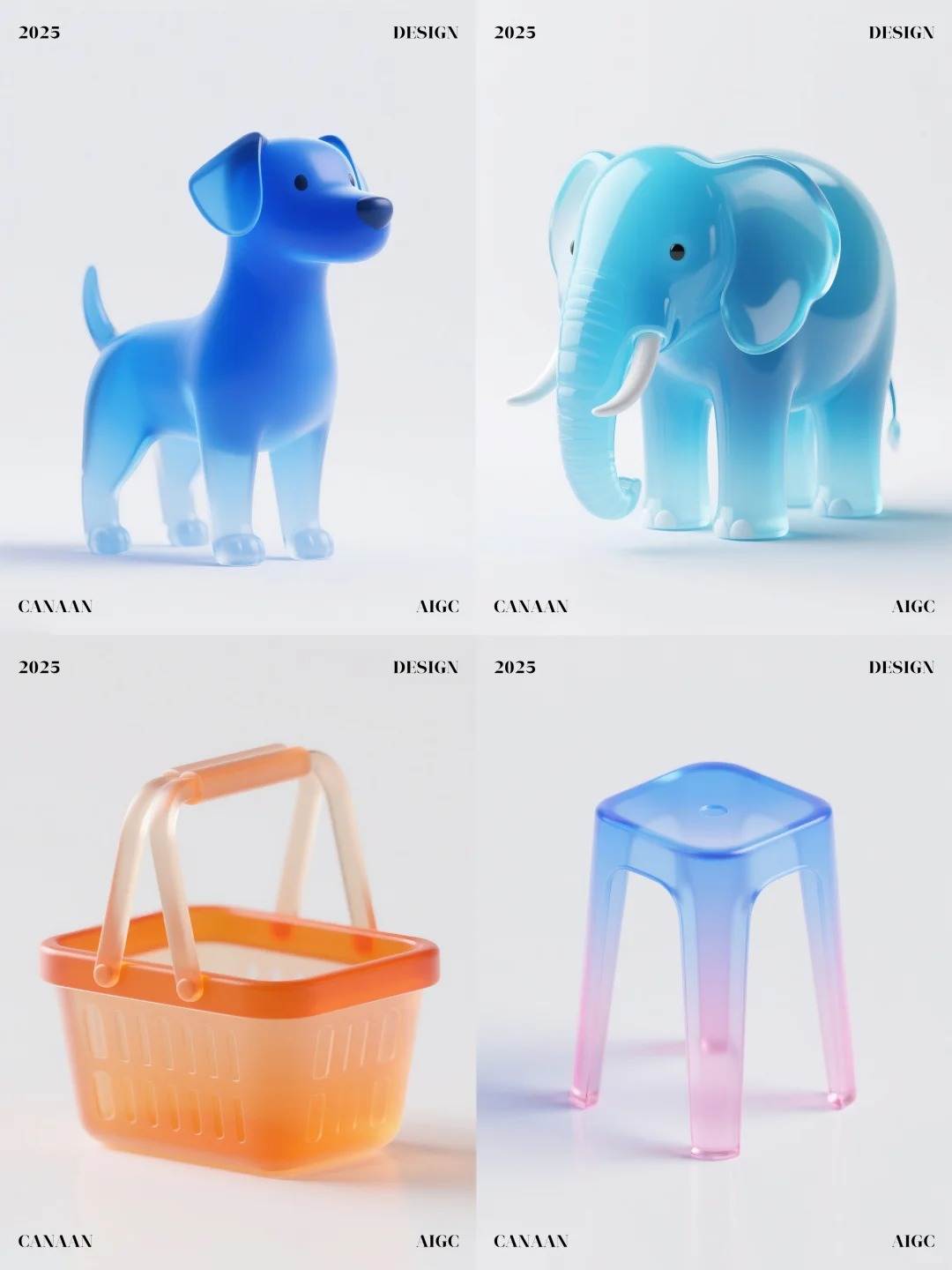 磨砂玻璃海报|AI教程