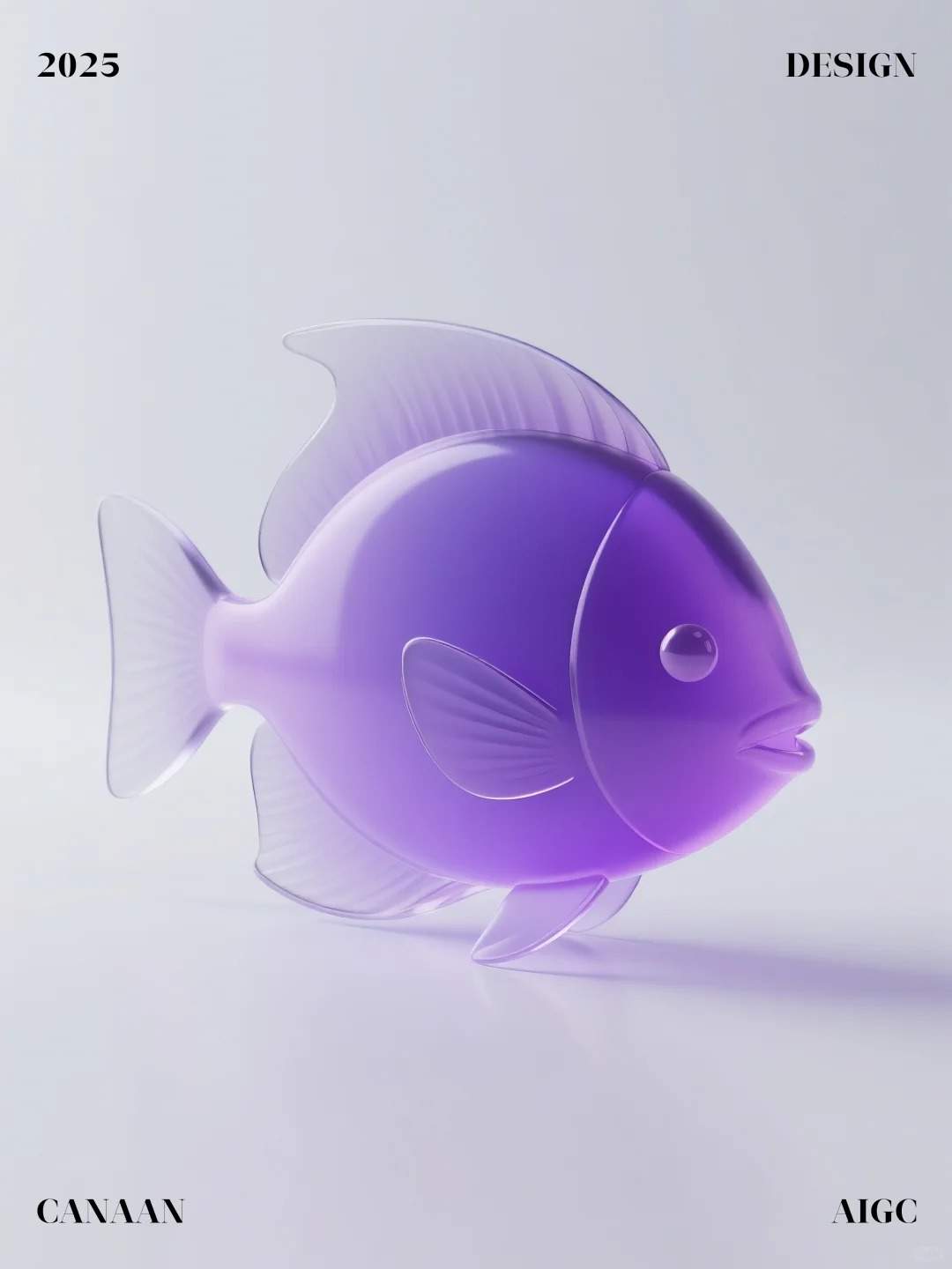 磨砂玻璃海报|AI教程