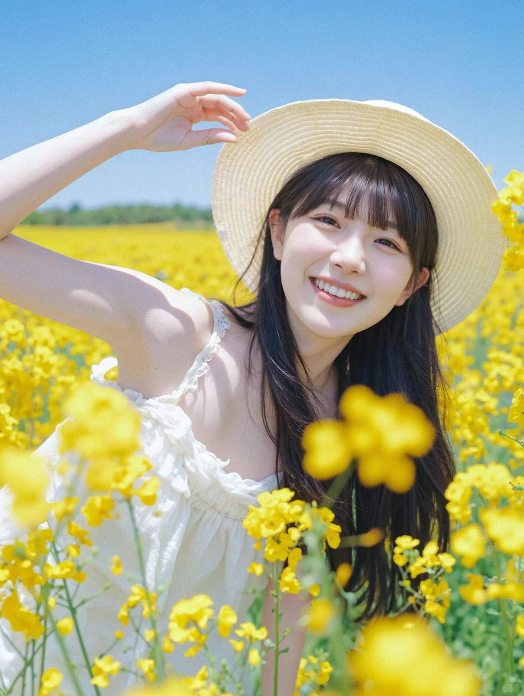 夏日限定的田野少女，AI帮我"拍"出来了