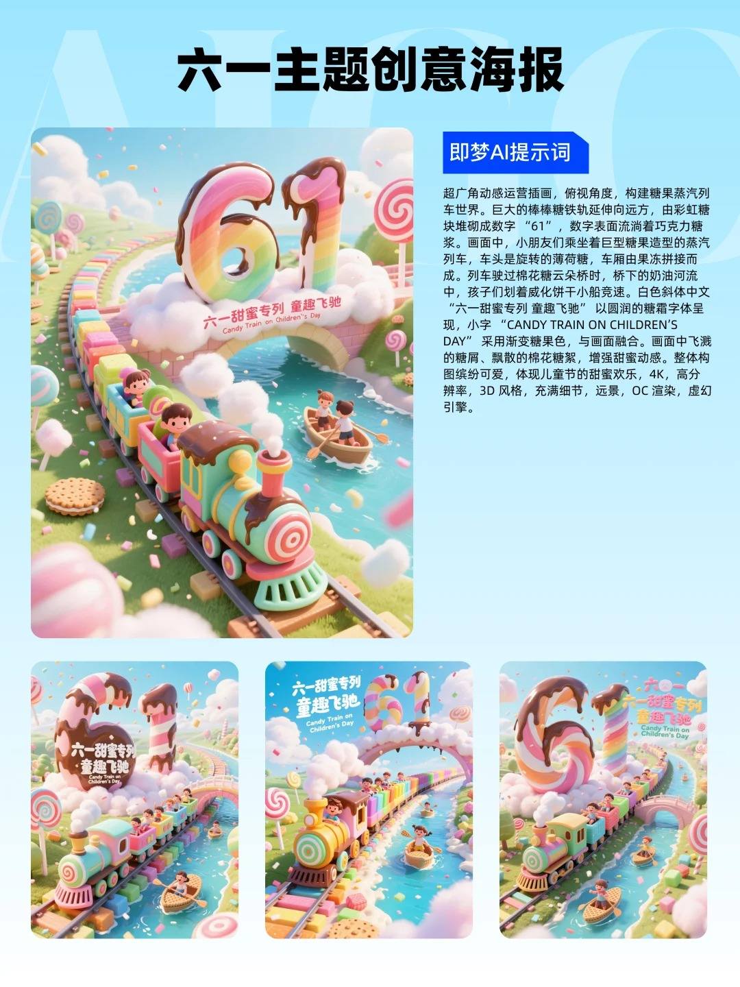 13款61海报设计（附提示词），即梦AI直出