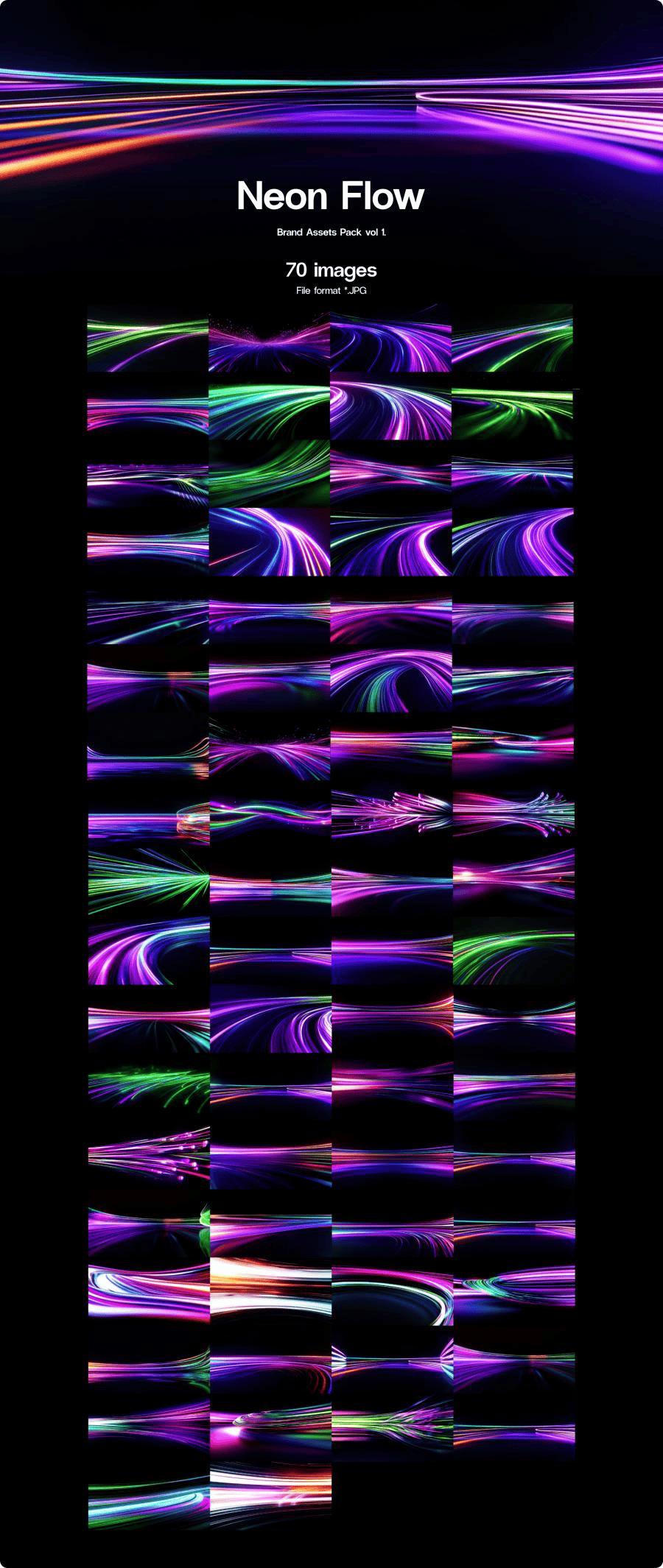 70款动态光效背景！UI/网页/数字艺术秒变高级