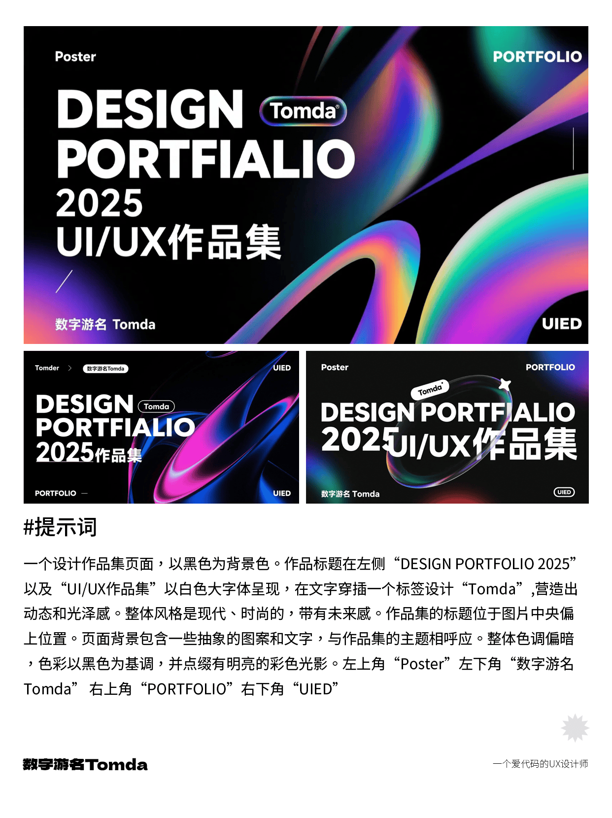 1分钟出片！超简单AI作品集封面神器推荐！