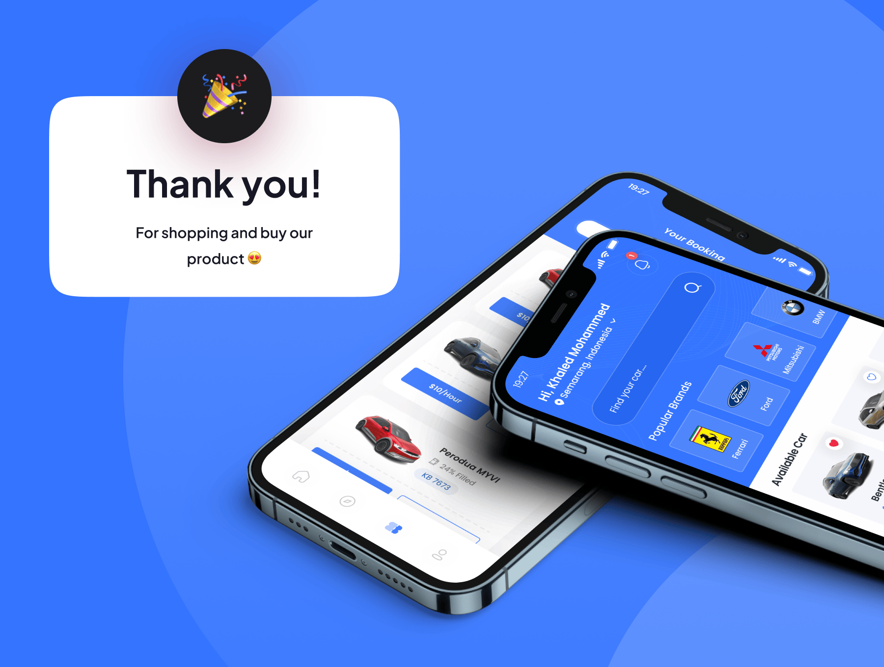 汽车租赁APP应用程序UI套件figma素材下载