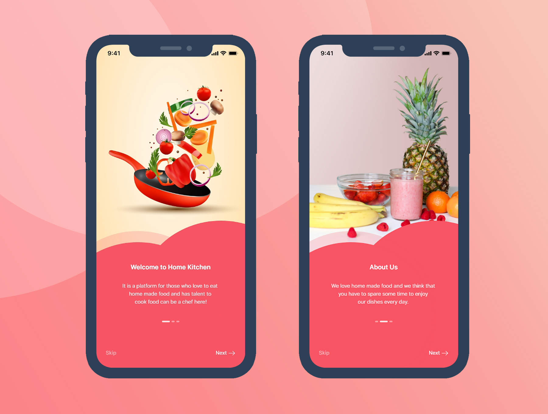 食品应用程序APP源文件XD素材下载