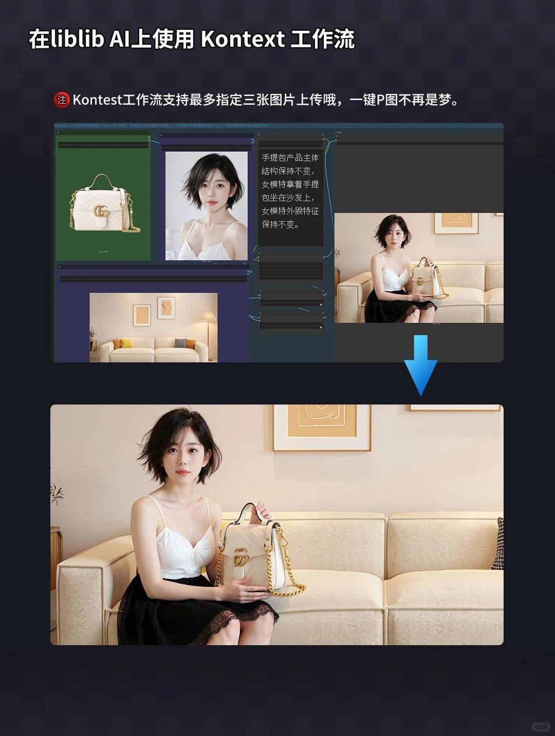 哩布哩布能使用kontext啦！亲测效果看这！