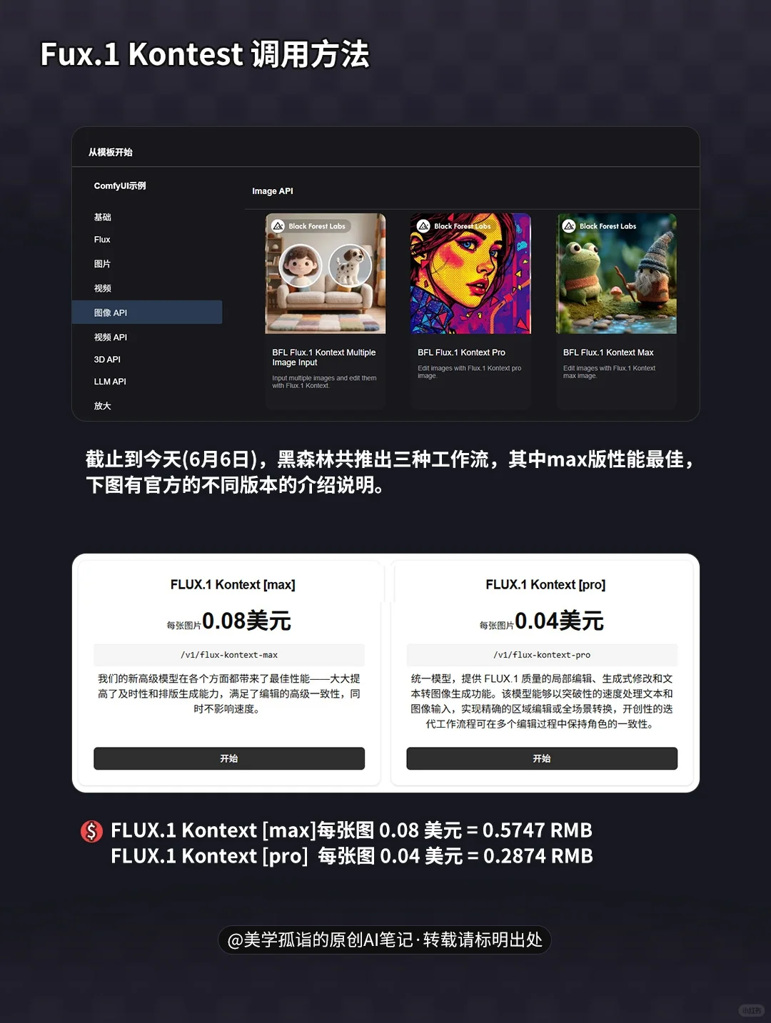 黑森林Flux Kontext宝藏级使用指南