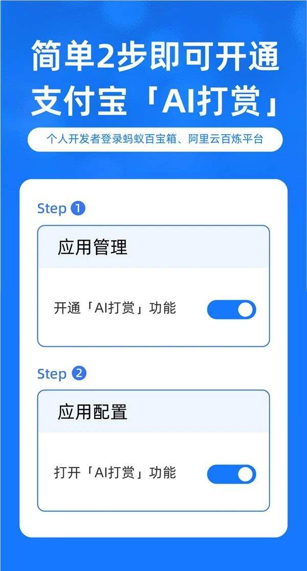 支付宝推出国内首个“AI打赏”服务,推动AI开发者收款便捷化