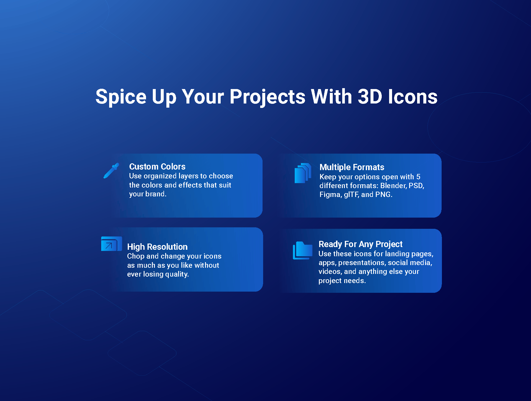 Blender网络安全3D图标集大全下载