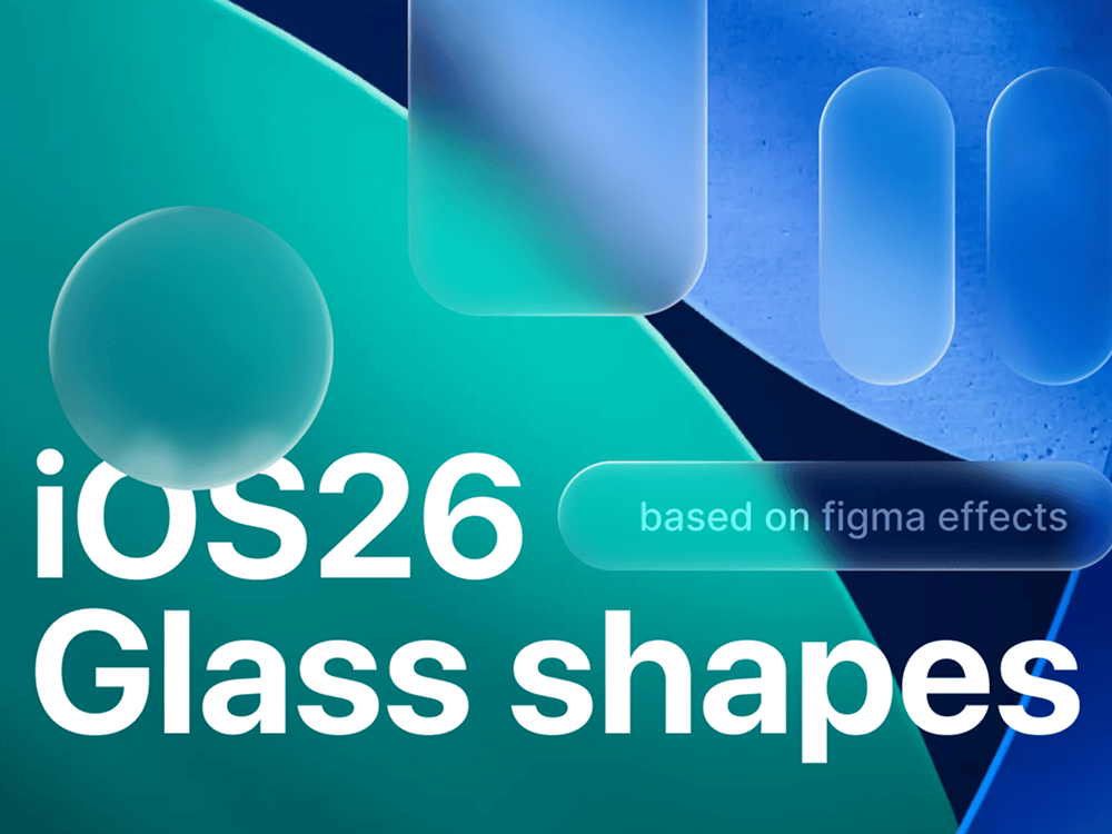 IOS26液态玻璃风格图形fimga素材下载