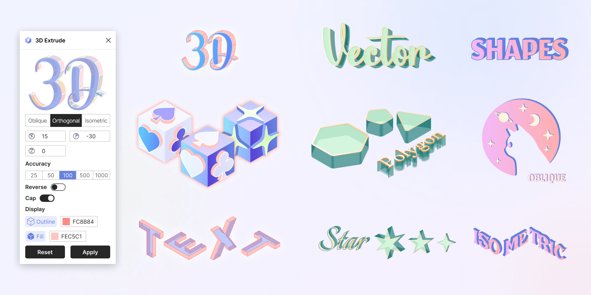 3D Vector:让您的Figma设计跃然立体的强大插件！