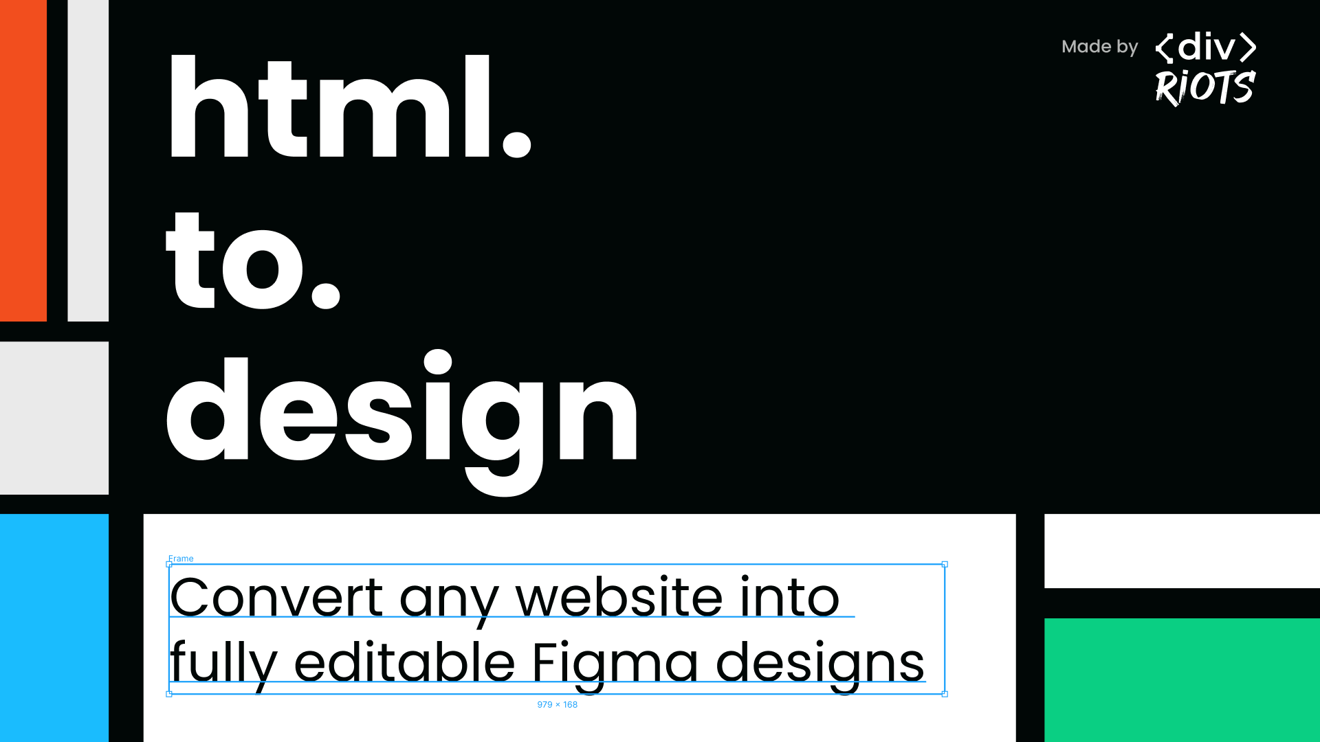 Figma插件推荐一键将网页转为矢量设计稿！支持PC端和移动端
