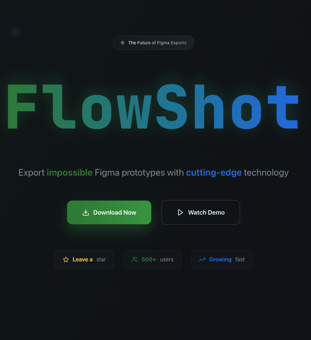 Flowshot免费Figma插件，轻松导出MP4/Gif原型文件！