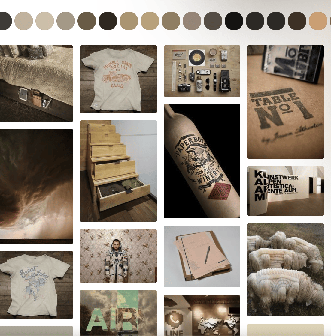 在线灵感搜集整理网站：Designspiration