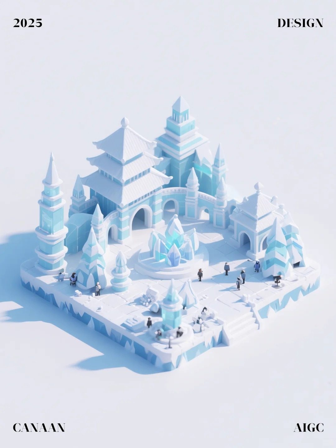 3d城市景点风景游戏模型