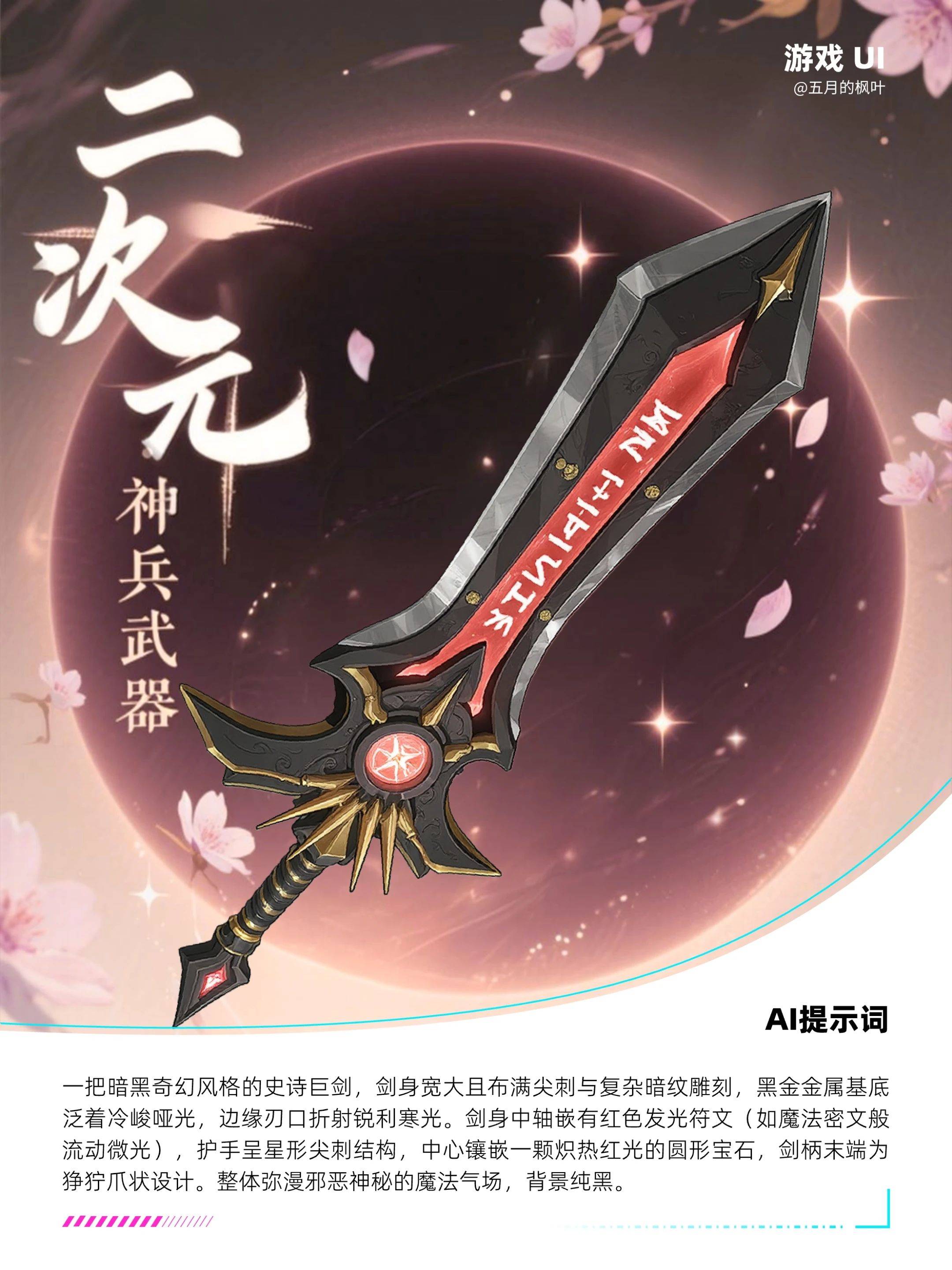二次元游戏武器生成