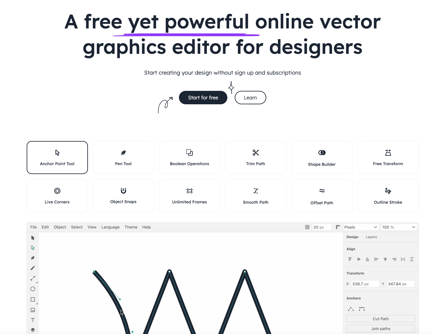 全功能免费在线矢量编辑工具ProVector:提升设计效率的理想选择