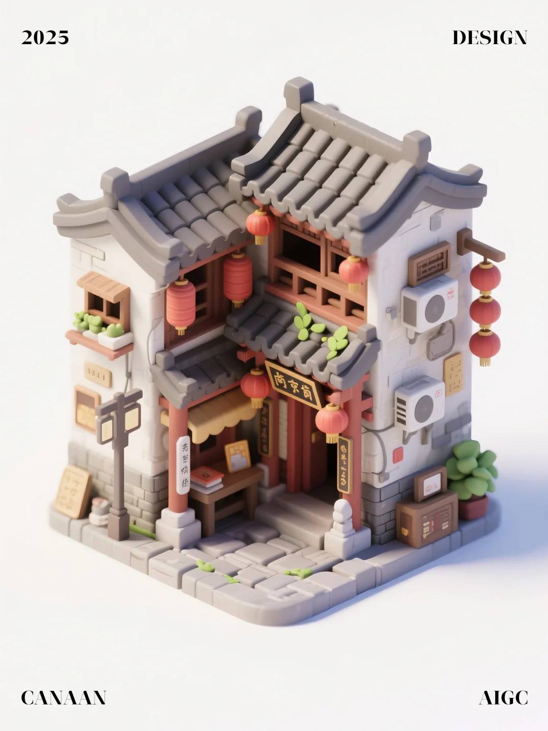 3d城市景点风景游戏模型