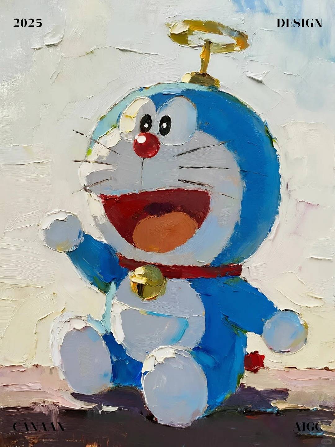 动漫人物厚涂油画风格