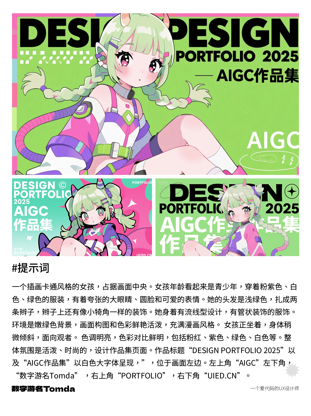作品集封面不用愁，即梦AI帮你高效搞定！
