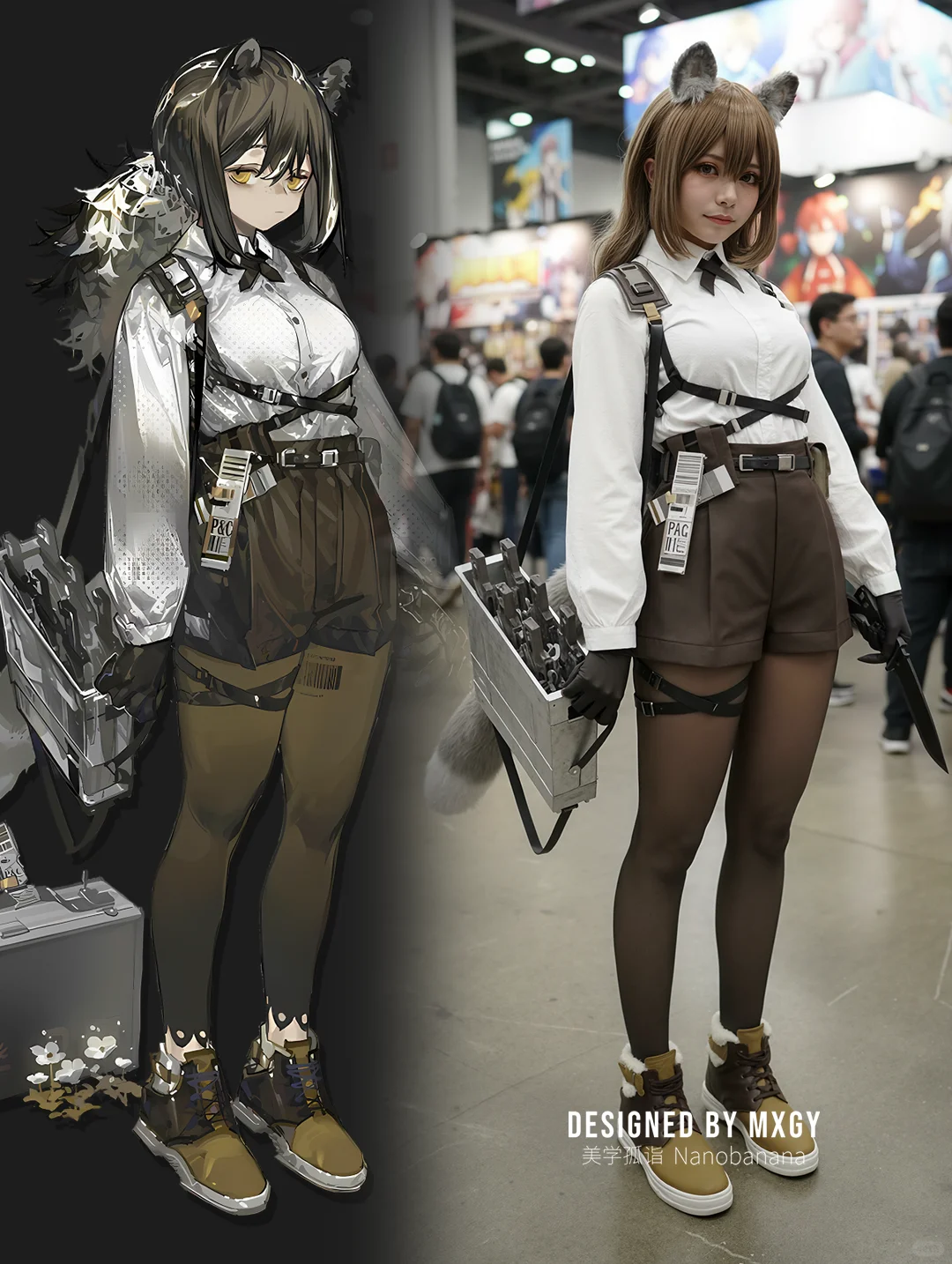 NanoBanana 动漫转真人 明日方舟2