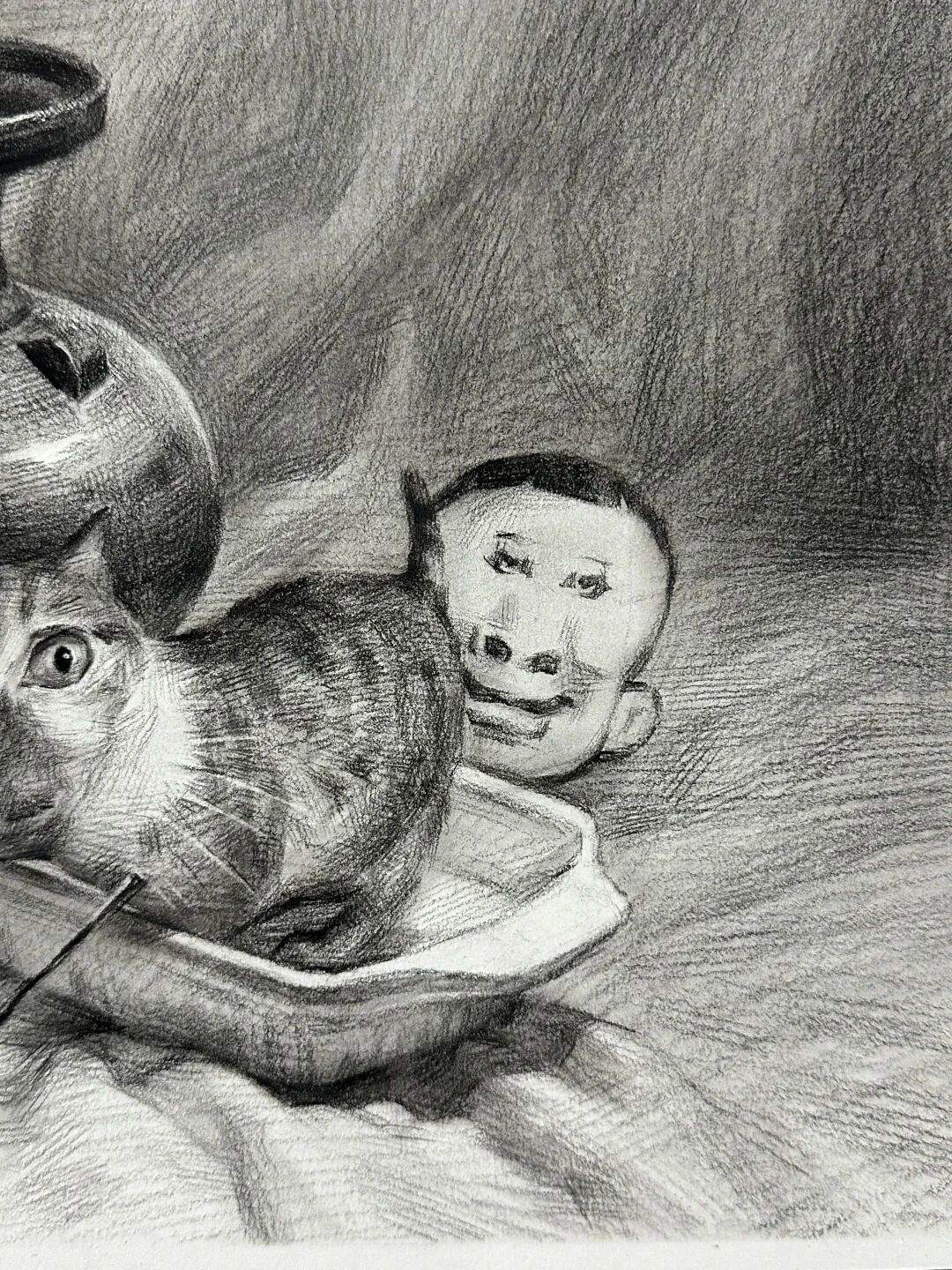 不正经的素描正经画，笑不活了！
