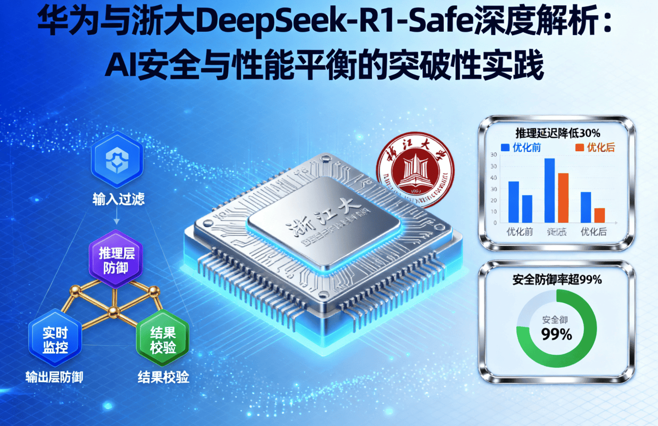 华为与浙大 DeepSeek-R1-Safe 深度解析：AI 安全与性能平衡的突破性实践