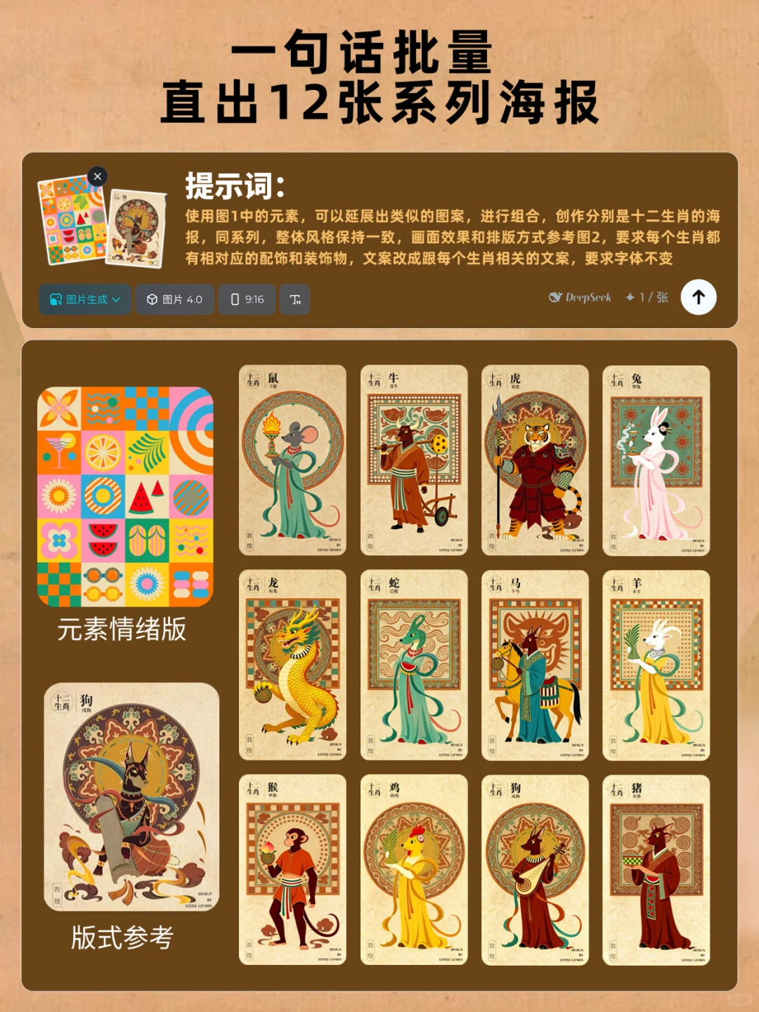 ?神马？一句话能批量生成12张海报