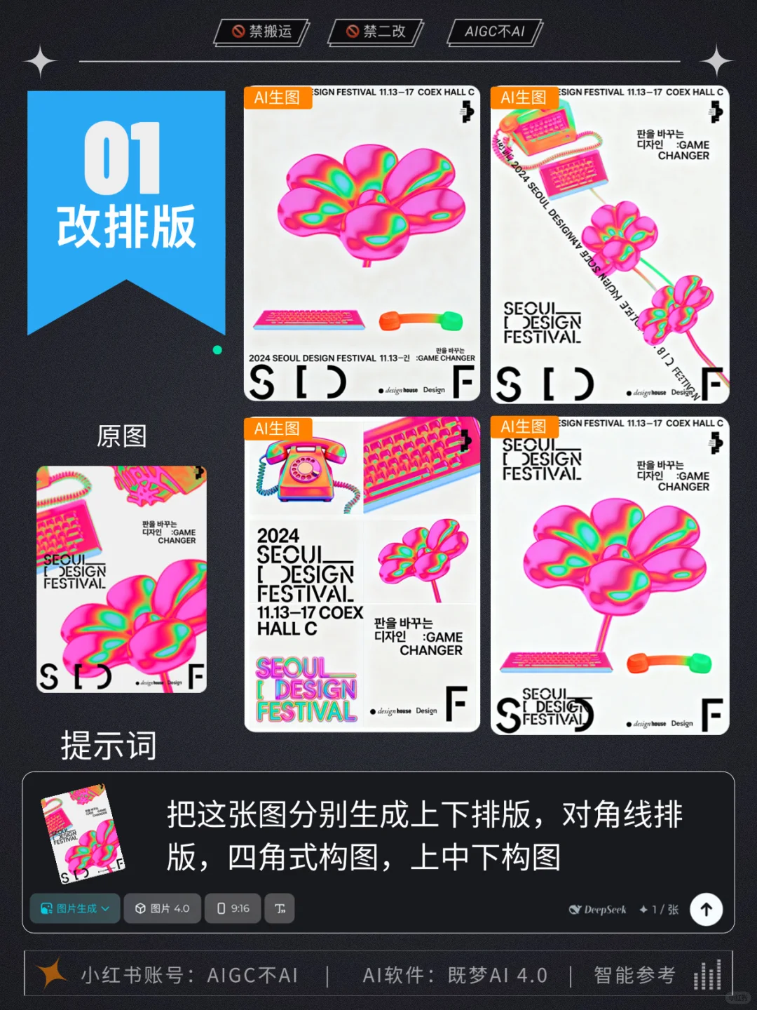 ?系列海报玩法合集，拿去抄～