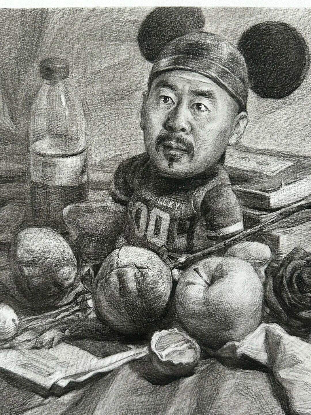 不正经的素描正经画，笑不活了！