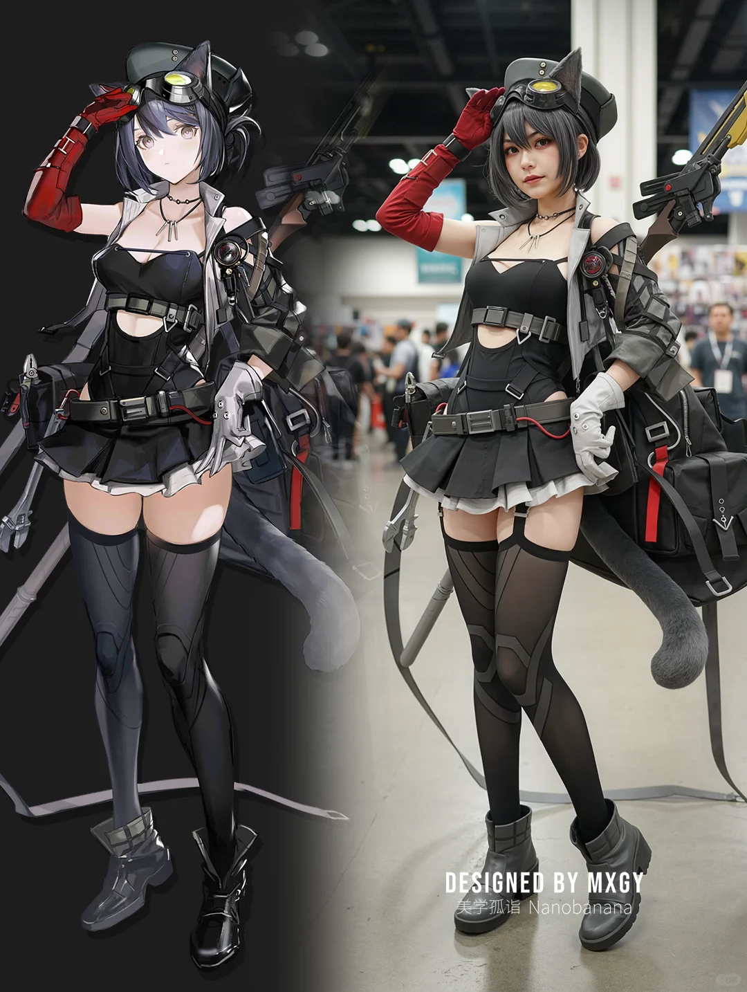 NanoBanana 动漫转真人 明日方舟2