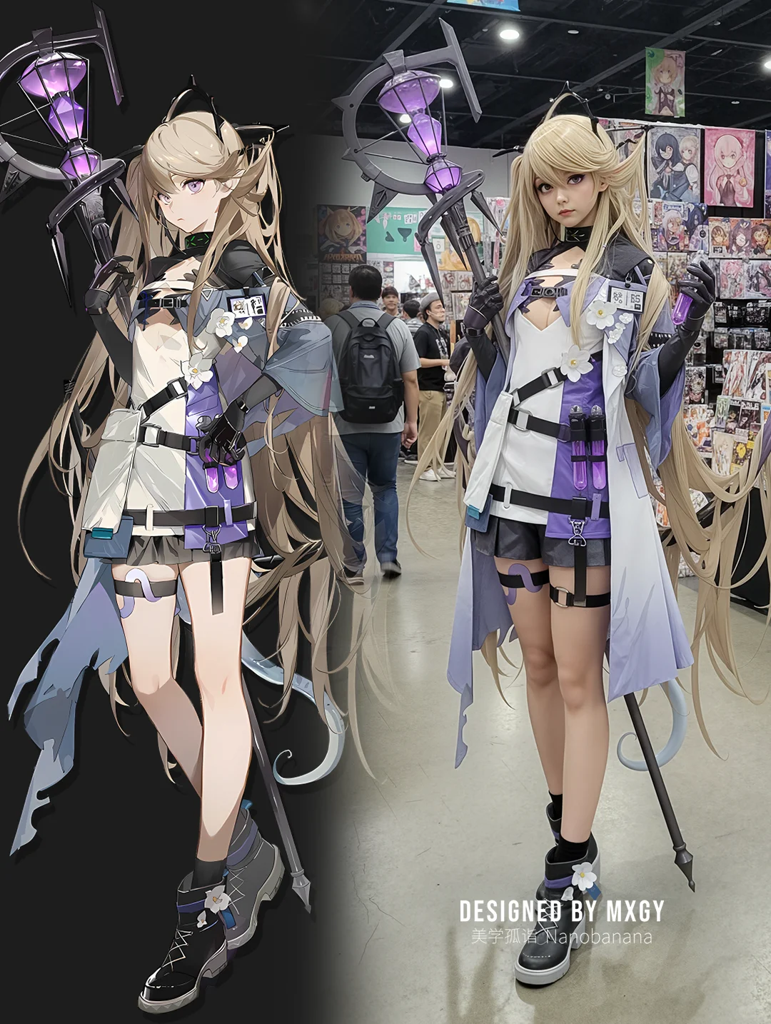 NanoBanana 动漫转真人 明日方舟2