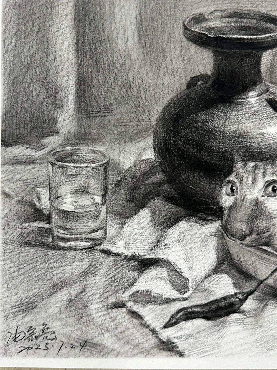 不正经的素描正经画，笑不活了！
