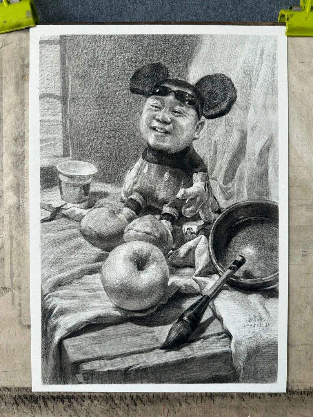 不正经的素描正经画，笑不活了！