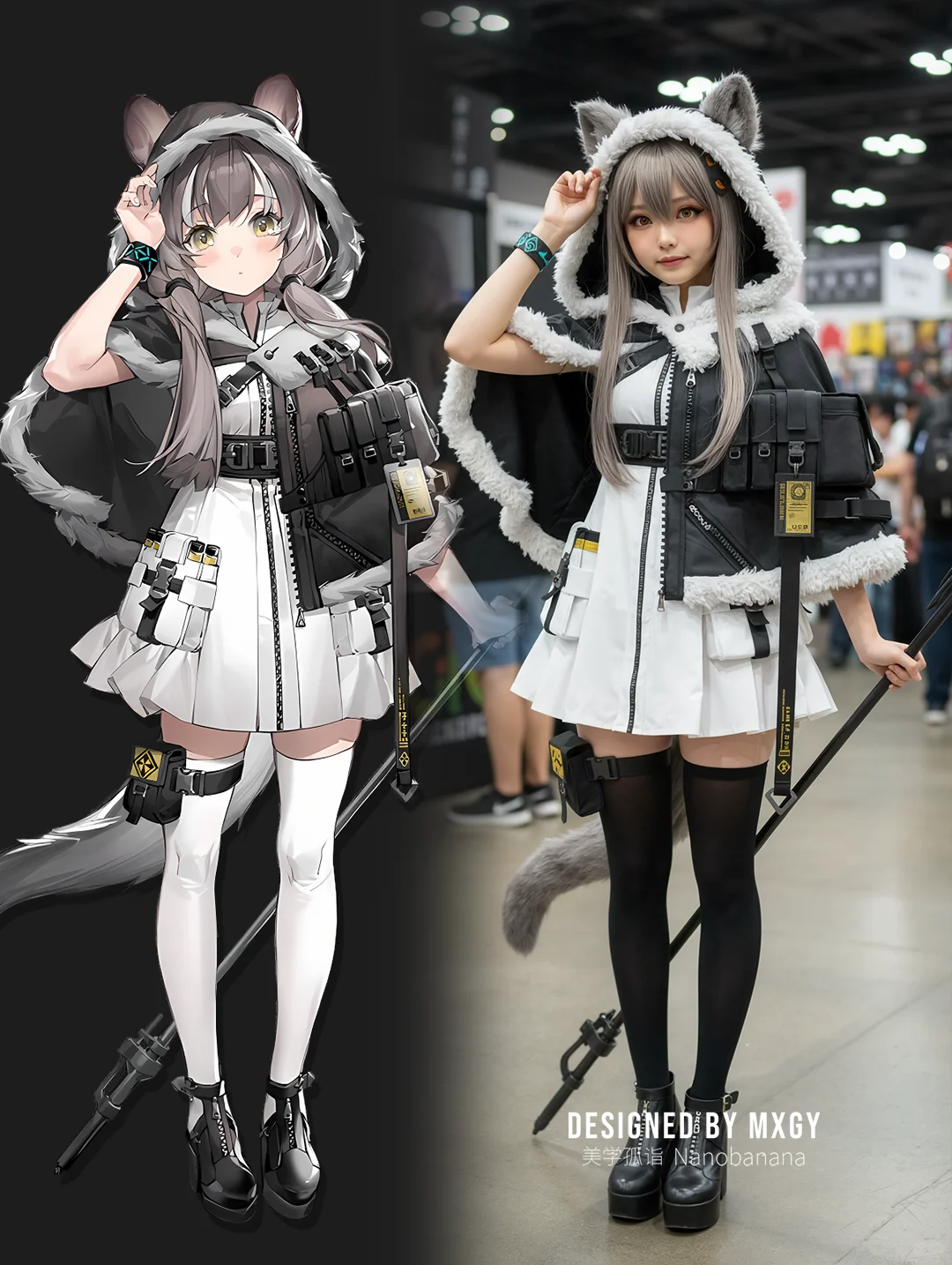 NanoBanana 动漫转真人 明日方舟2