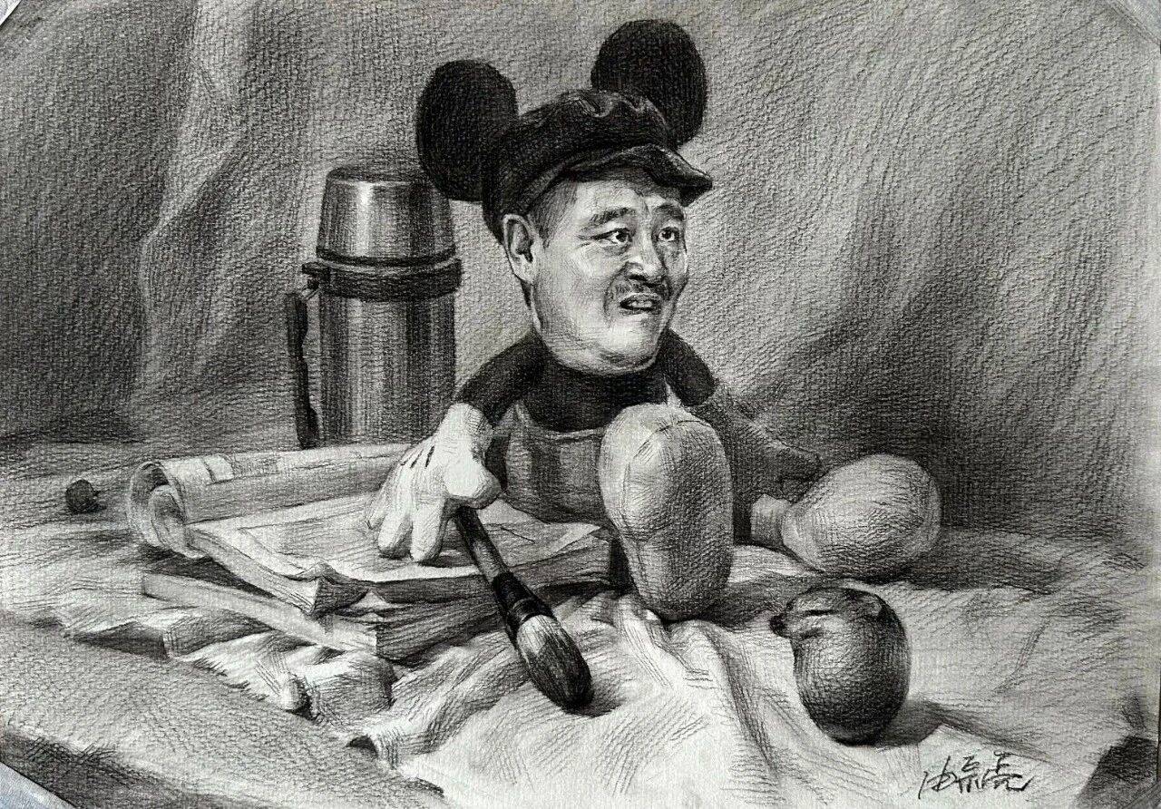 不正经的素描正经画，笑不活了！