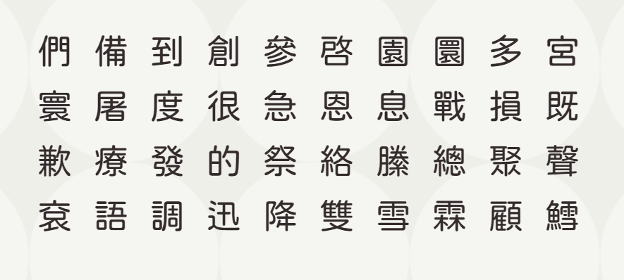 JustFont粉圆字体