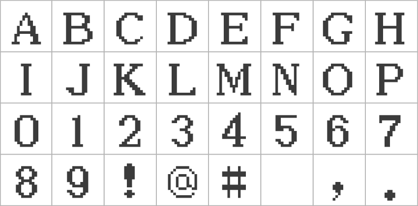 免费商用 | 中文像素字体/中文字幕字体免费商用字体下载