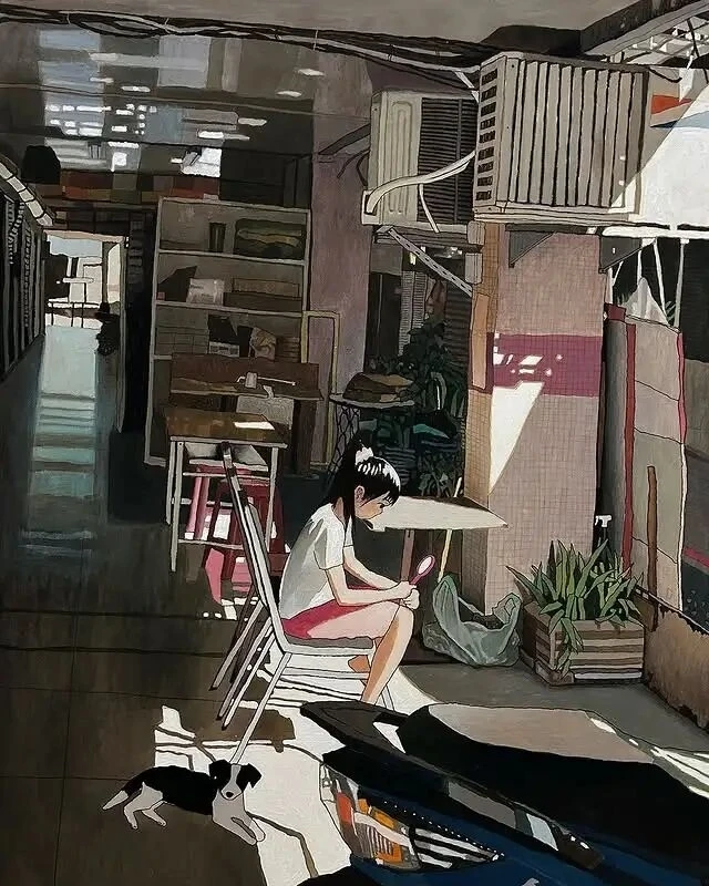 离谱，这云到底怎么画出来的？？？