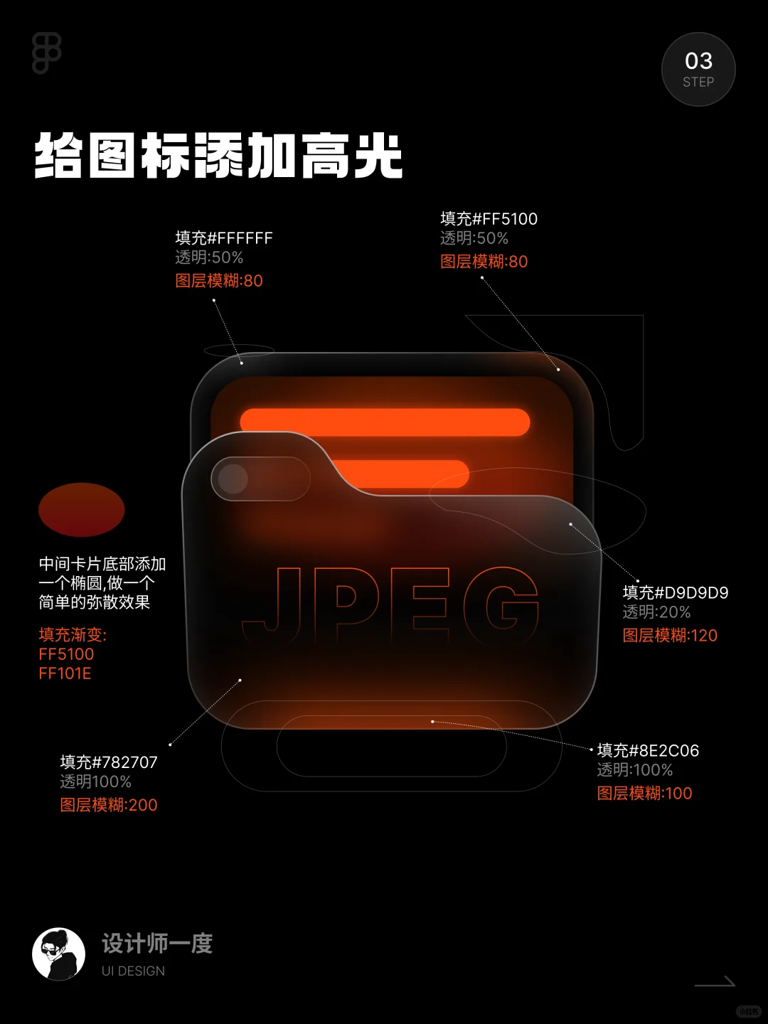 Figma教程 | 3步制作暗色系图标,学不会找我
