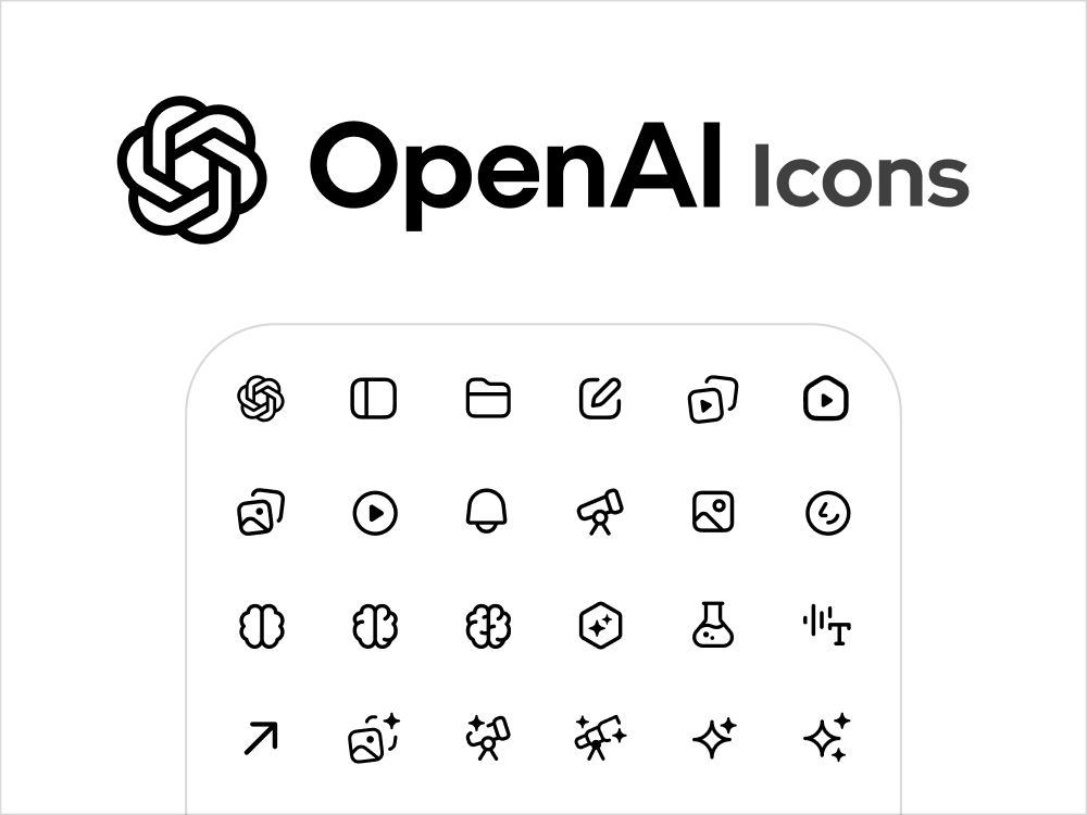 OpenAI官方图标figma免费素材下载