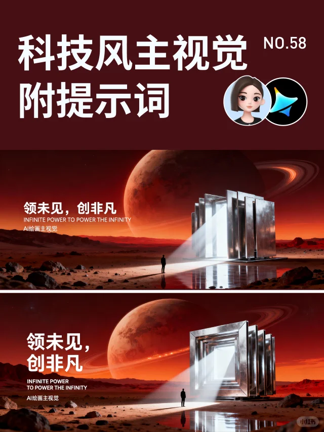 科技风主视觉banner【附提示词】