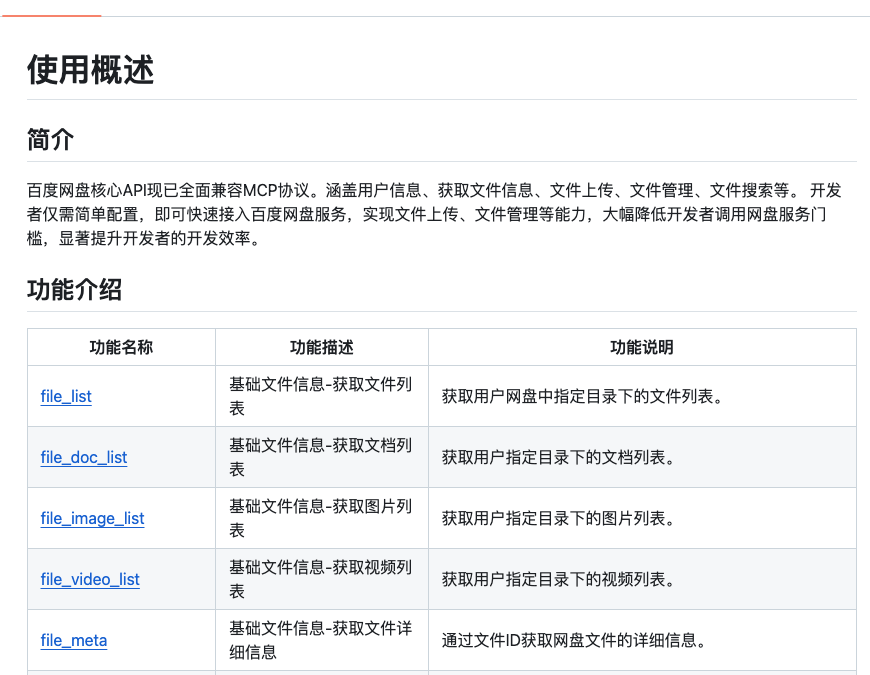 百度网盘核心API兼容MCP协议:云存储接入更简单,开发者迎来加速时代