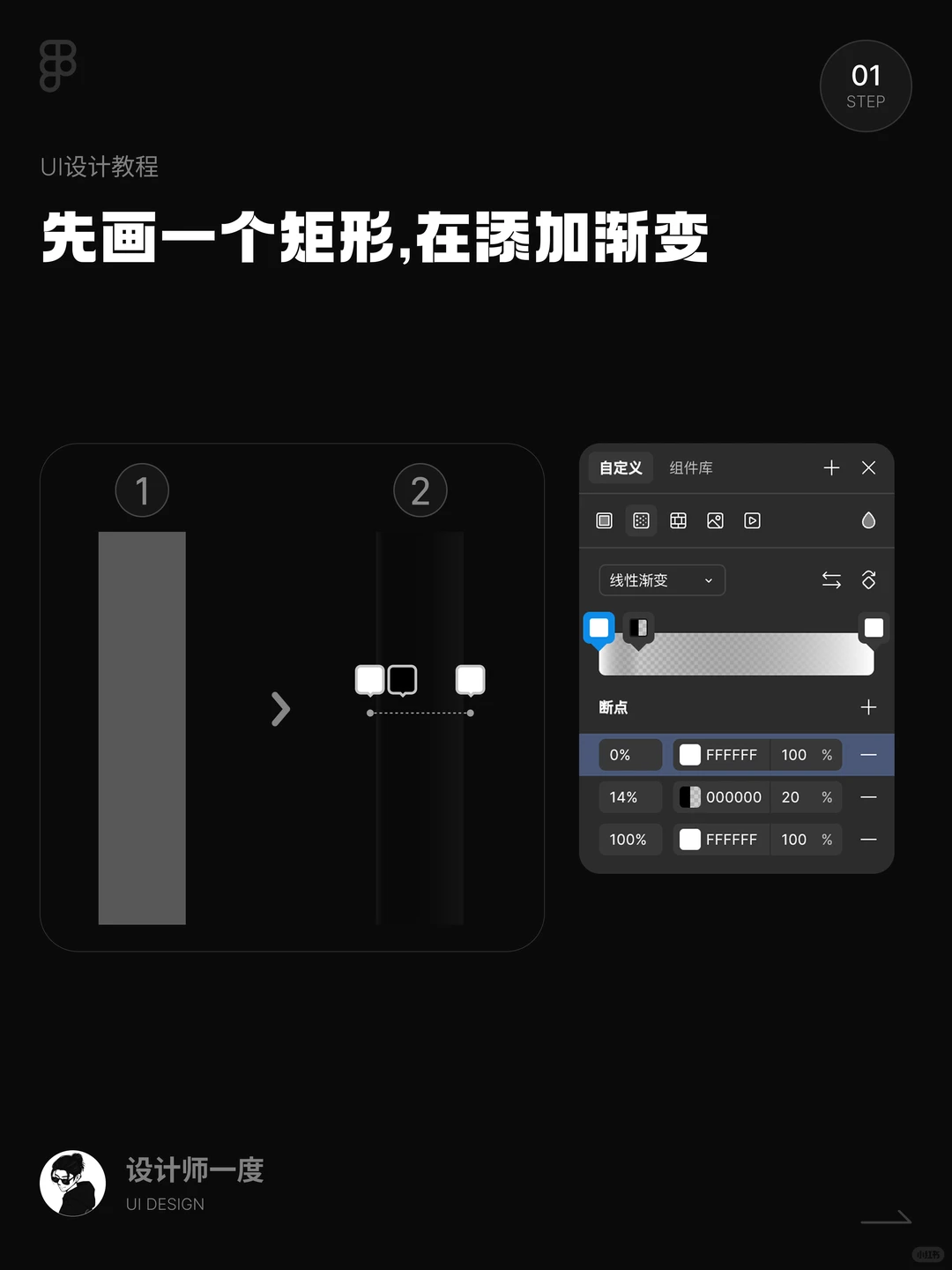 figma仅需3步制作长虹玻璃效果,太变态了!