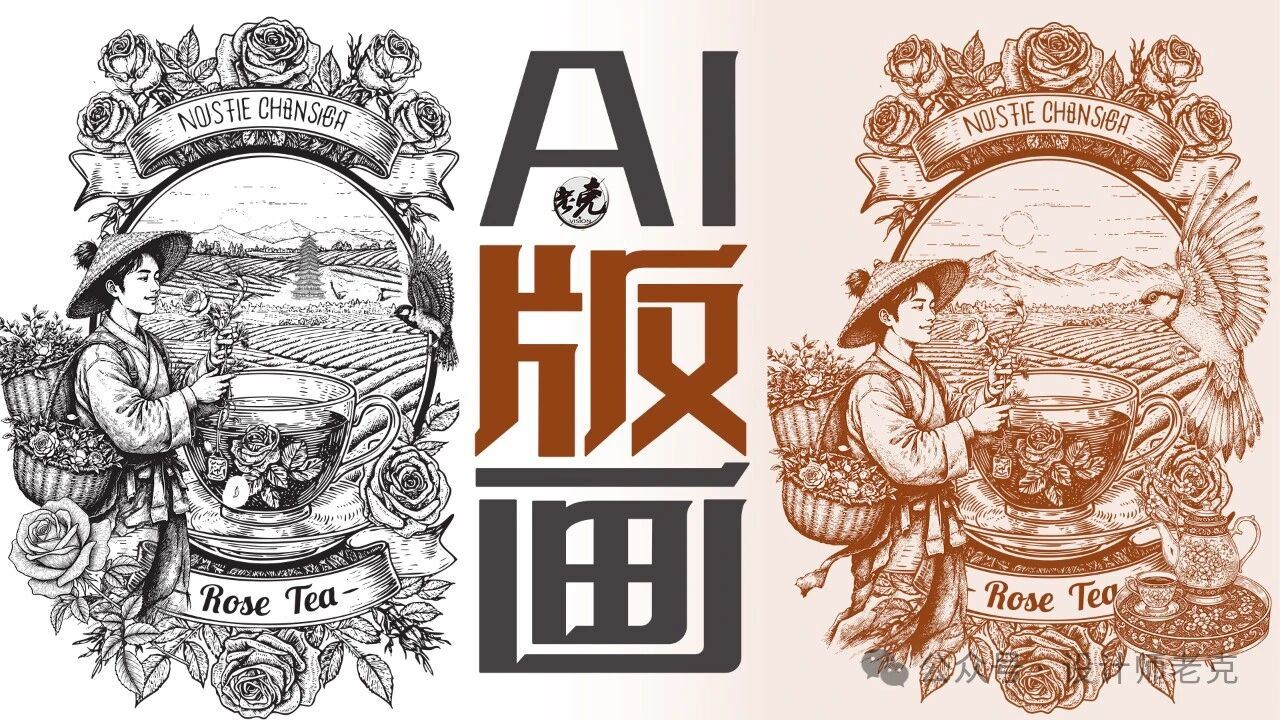 AI 遇见复古版画：解锁全新创作方式